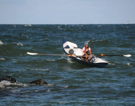 Coastal Surf Rower Einer Ruderboot