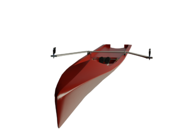 Coastal Einer ruderboot für das rudern auf dem Meer