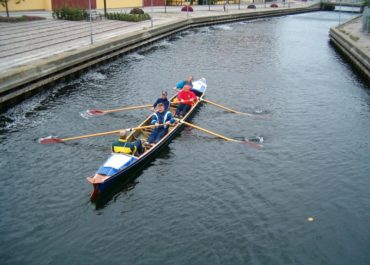 Inrigger danish sea rowing boat