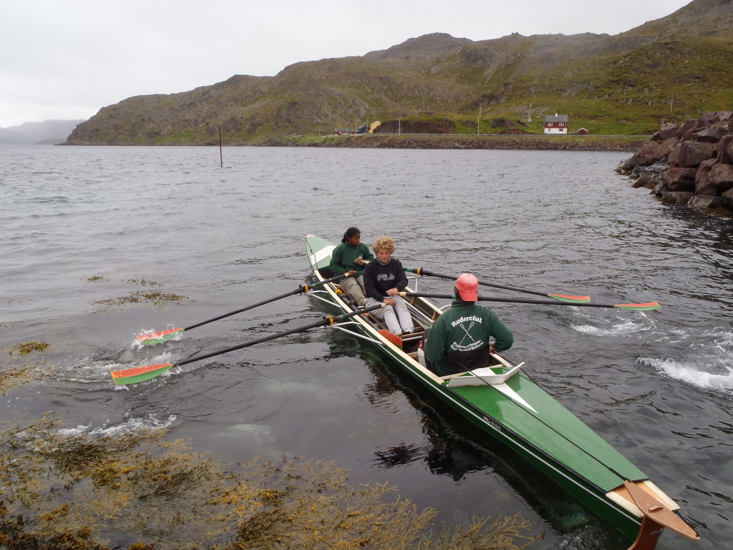 E2x+ Ruderboot auf dem Weg zum Nordkap