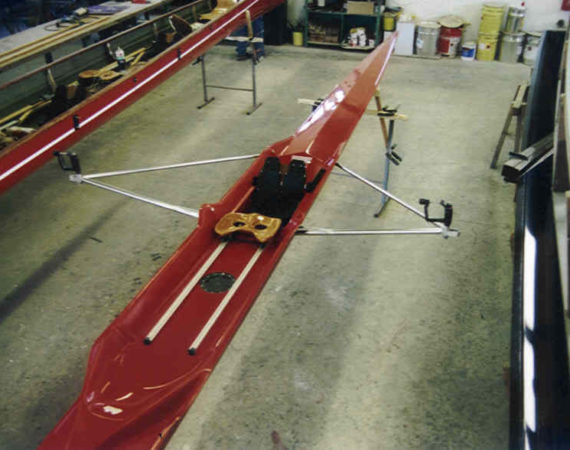 Trainingseiner Ruderboot Sportruderboot