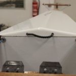 Heck-Abdeckung und Schott im Ruderboot