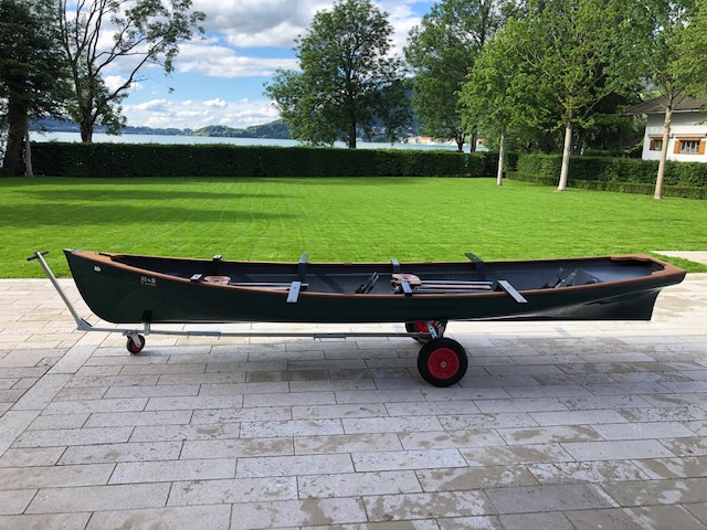 Slipwagen für ein Ruderboot